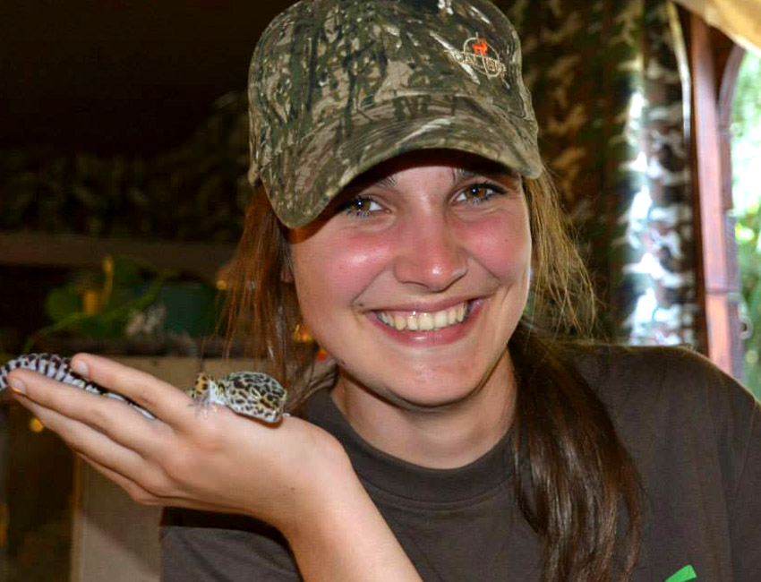 Girl with Little Snake
