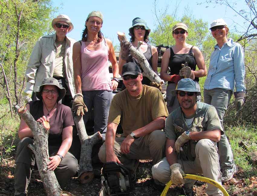 Volunteers Doing Reserve Maintenance