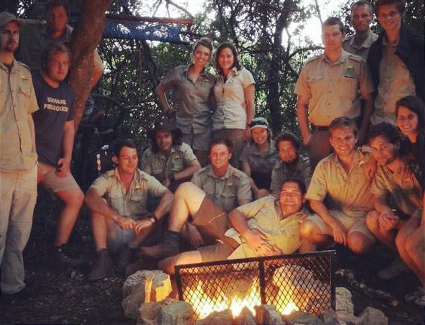 Students Around Fire