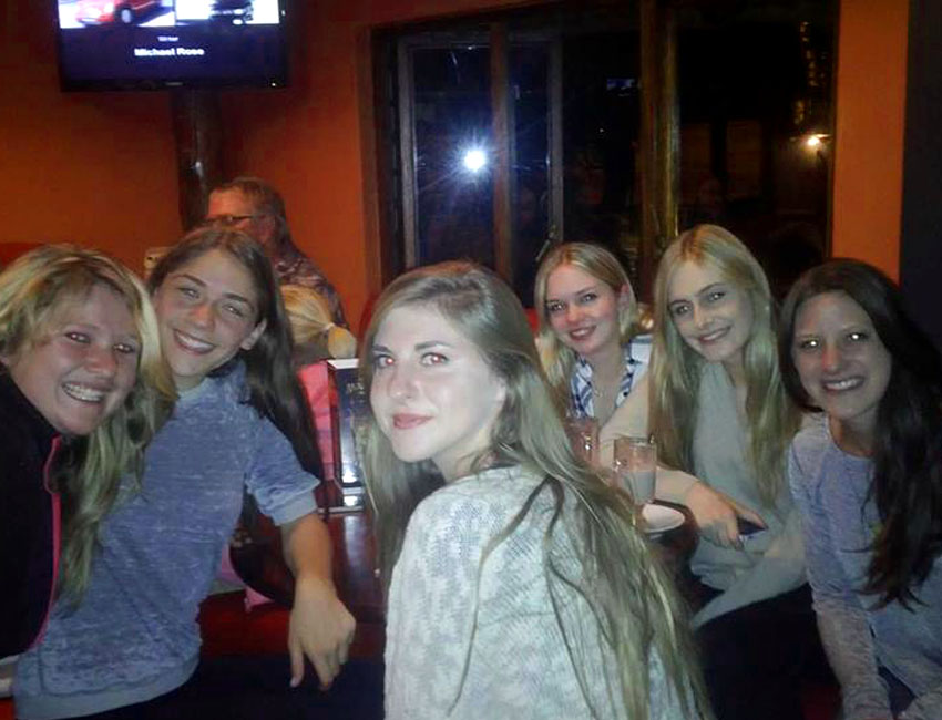 Volunteers Enjoying a Night Out